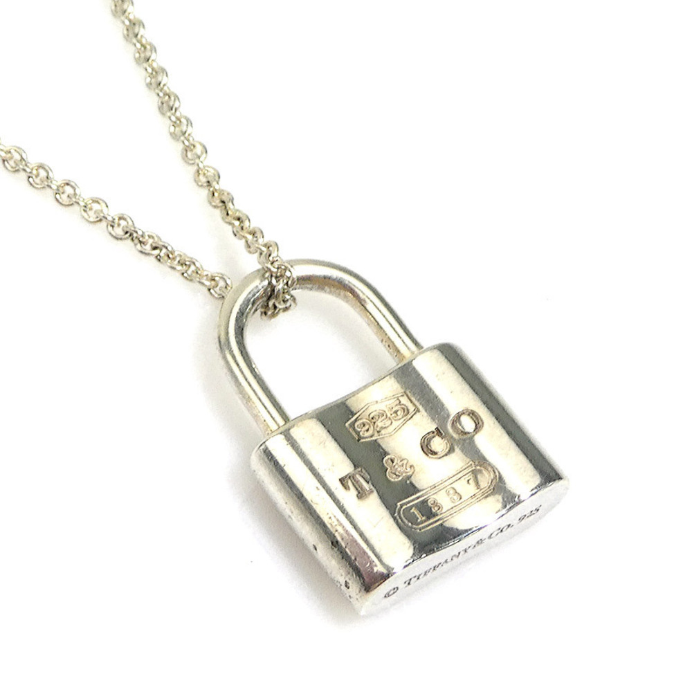 Tiffany Padlock Necklace Silver